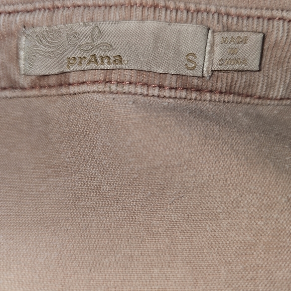 PRANA Merrigan Pink Corduroy Dress In Small - Picture 7 of 8